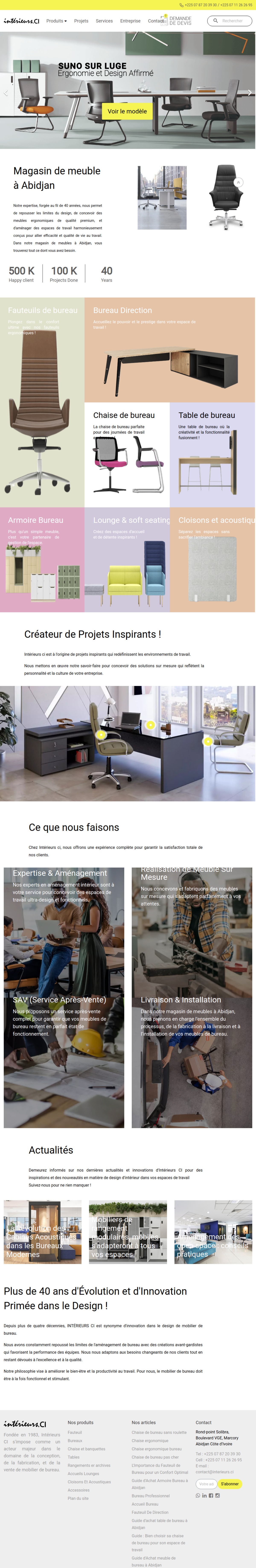 Intérieurs CI